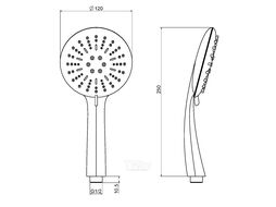 Душевая лейка Maxonor PL12