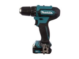 Аккум. дрель-шуруповерт MAKITA DF 333 DWYE4 в чем. + набор бит (12.0 В, 2 акк., 1.5 А ч Li-Ion, 2 скор., 30 Нм, шурупы до 8 мм)