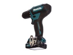 Аккум. дрель-шуруповерт MAKITA DF 333 DWYE4 в чем. + набор бит (12.0 В, 2 акк., 1.5 А ч Li-Ion, 2 скор., 30 Нм, шурупы до 8 мм)
