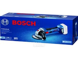 УШМ (болгарка) аккумуляторная BOSCH GWS 180-LI в кор. (18.0 В, БЕЗ АККУМУЛЯТОРА, диск 125х22.0 мм)