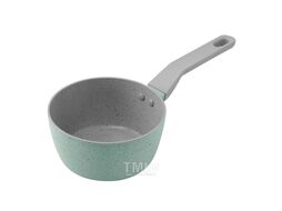 Ковш MAUNFELD HELGA MSP14FA05FS из кованого алюминия со стеклянной крышкой, 16 см, 1,4 л.