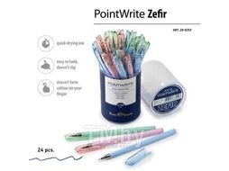 Ручка шариковая "PointWrite.ZEFIR", 0,38мм, синяя, корпус ассорти Bruno Visconti 20-0253