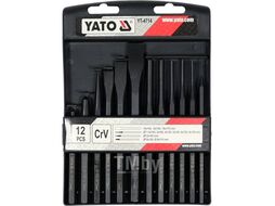 Набор зубил и пробойников 12шт. CrV Yato YT-4714