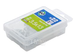 Шуруп 3.5х 13, потайная головка, шлиц PH, цинк, DIN 7982 (22шт) EKT B006938