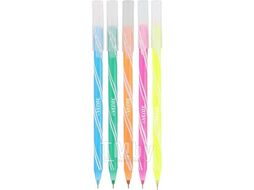 Ручка шариковая d=0.7 мм "Wrapex" серия Speed Pro, цв. корпус, одноразовая, синяя deVente 5073215
