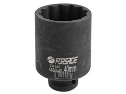 Головка ударная глубокая 40мм (12гр.), 1/2" Forsage F-4488540