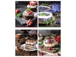 Тетрадь 96л в клетку ЭКОНОМ "Стиль. Dessert" ArtSpace Т96кЭ_45927