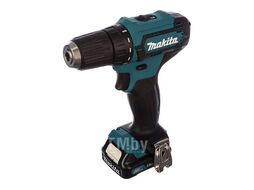 Аккум. дрель-шуруповерт MAKITA DF 333 DWYE в чем. (12.0 В, 2 акк., 1.5 А ч Li-Ion, 2 скор., 30 Нм, шурупы до 8 мм)