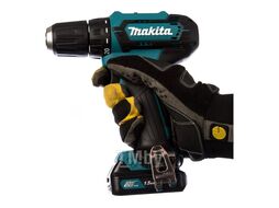 Аккум. дрель-шуруповерт MAKITA DF 333 DWYE в чем. (12.0 В, 2 акк., 1.5 А ч Li-Ion, 2 скор., 30 Нм, шурупы до 8 мм)