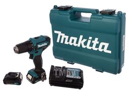 Аккум. дрель-шуруповерт MAKITA DF 333 DWYE в чем. (12.0 В, 2 акк., 1.5 А ч Li-Ion, 2 скор., 30 Нм, шурупы до 8 мм)