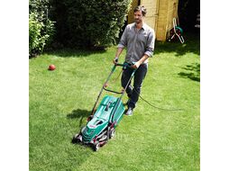 Газонокосилка электрическая BOSCH ARM 37 (1400 Вт, шир.37 см, выс. 20-70 мм,) (06008A6201)