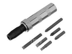 Отвертка ударно-поворотная 1/2", набор бит, 6 шт., в пласт. боксе MATRIX 11575
