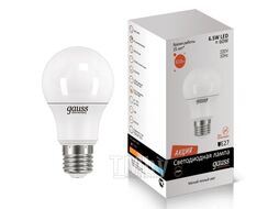 Лампа светодиодная Elementary Globe 6.5Вт A60 грушевидная 4100К нейтр. бел. E27 630лм 220-240В GAUSS LD23227