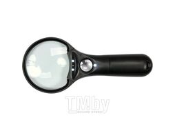 Лупа ручная с подсветкой LED 3х/45х Yato YT-73845
