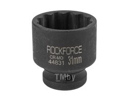 Головка ударная 31мм 12гр. 1/2" Rock FORCE RF-44831