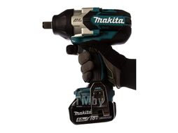 Аккум. ударный гайковерт MAKITA DTW 1001 RTJ в кейсе (18.0 В, 2 акк., 5.0 А/ч Li-Ion, посадочн. квадрат 3/4 ", 1050 Нм, вес 3.5 кг)
