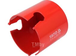 Сверло корончатое универсальное TCT 68мм 5/8, YG6X, C45 Yato YT-43979