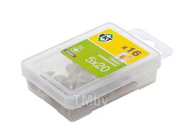 Саморез, желтый цинк 5,0 х20 (16шт) EKT B006886