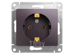 Розетка с заземлением,16А, 250В, механизм, СИРЕНЕВЫЙ ТУМАН GLOSSA Schneider Electric GSL001443