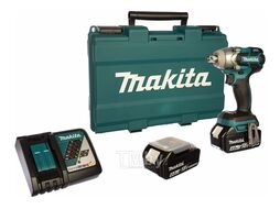 Гайковерт DTW285RME аккумуляторный (18V / 2*4,0Ah / 280Nm 1/2" / Кейс), MAKITA DTW285RME