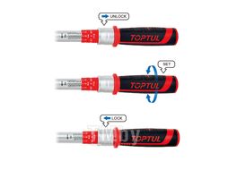 Ключ динамометрич. 40-210 Н/м 1/2" TOPTUL