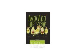 Блокнот А6 80л. престиж "Avocado style", клетка, тв. обл., глянц. ламинация Альт 3-80-005/35