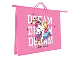 Папка для рисования А3 с ручкой Оникс ПР 3-20 Unicorn DREAM