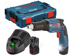 Аккум. шуруповерт BOSCH GSR 10,8 V-EC TE L-BOXX (10.8 В, 2 акк., 2.5 А/ч Li-Ion, 1 скор., 11 Нм, шурупы до 4 мм) (06019E4000)