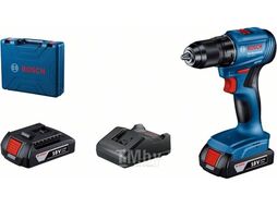 Аккум. дрель-шуруповерт BOSCH GSR 185-LI в чем. (18.0 В, 2 акк., 2.0 А/ч Li-Ion, 2 скор., 50 Нм, шурупы до 10 мм)