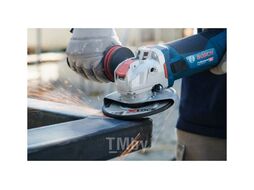 УШМ (болгарка) одноручная BOSCH GWX 19-125 S в кор. (1900 Вт, диск 125х22 мм, система X-LOCK)