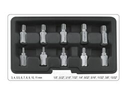 Головки Torx для сорванных болтов с внутренним шестигранником (набор 10пр.) Yato YT-05890