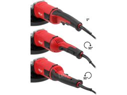 Двуручная углошлифмашина WORTEX LX AG 2326-3 в кор. (2100 Вт, диск 230х22 мм, плавный пуск)