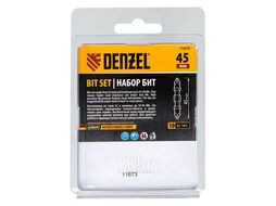 Набор бит двухстор., PH2-PH2х45 мм, сталь S2, 10шт. Denzel 11673