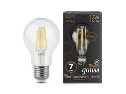 Лампа светодиодная филаментная Black Filament Graphene E27 Gauss 102802112
