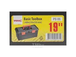 Ящик пластмассовый 19", 480x230x230мм WMC TOOLS WMC-PS.05