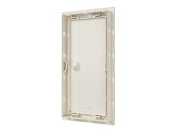 Люк ревизионный ЛР фланец 146х296 ручка 168х318 пластик Ivory EVECS Л1530Р Ivory