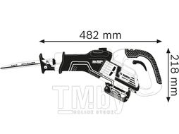 Аккум. сабельная пила BOSCH GSA 18V-32 в кор. + 2 пильных полотна (18.0 В, БЕЗ АККУМУЛЯТОРА, дерево до 230 мм, металл до 20 мм)