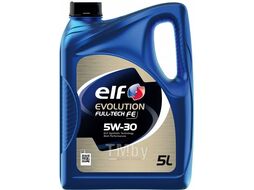 Масло моторное синтетическое 5л - ACEA C4, RN 0720, MB 226.51, Fiat 9.55535-S4 ELF ELF 5W30 EVOLUTION FULL-TECH FE/5