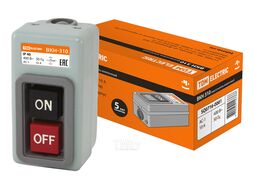 Выключатель кнопочный с блокировкой ВКН-310 3Р 10А 230/400В IP40 TDM SQ0716-0001