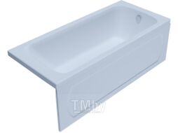 Ванна акриловая 1AcReal Gamma 120x70 (с ножками и экраном)
