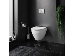 Унитаз подвесной с инсталляцией AM.PM Spirit C701700WH + C707858WH + 10.702.450.02.10