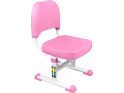 Парта+стул Anatomica Avgusta Comfort с ящиком и подставкой (белый/розовый)