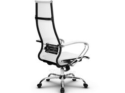 Кресло МЕТТА B 1m 7/K131 (Сетка Т Белый) + основание CH (17833) (Metta Комплект 7 CH)