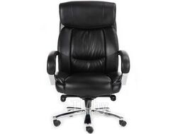 Кресло офисное BRABIX PREMIUM Direct EX-580, хром, рециклированная кожа, черное, 531824