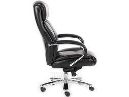 Кресло офисное BRABIX PREMIUM Direct EX-580, хром, рециклированная кожа, черное, 531824