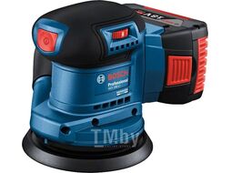 Шлифмашина эксцентриковая GEX 185-LI (1*4.0 Ah, Case) BOSCH 0.601.3A5.021