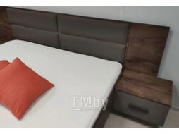 Прикроватная тумба Bravo Мебель Куба навесная (таксус/вольфрам)