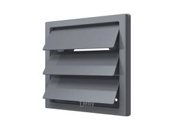 Выход стенной КФ фланец D150/160 жалюзи 190х190 ASA Gray ERA STREETLINE 1919К15.16Ф сер