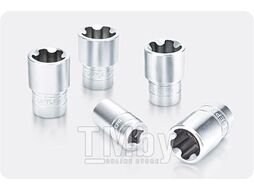 Набор головок 1/4", 3/8", 1/2" 6EPR-32EPR 16предм. TOPTUL (GABF1601)