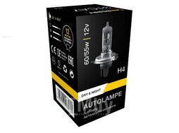 Лампа галогенная H4 12V (60/55W) Day&Night (стандартные характеристики) CARBERRY 31CA7